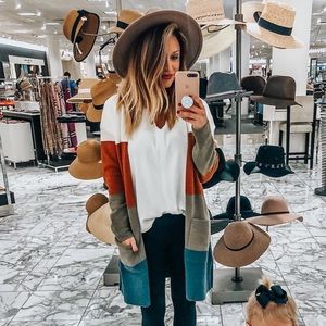Madewell Colorblock Cardigan